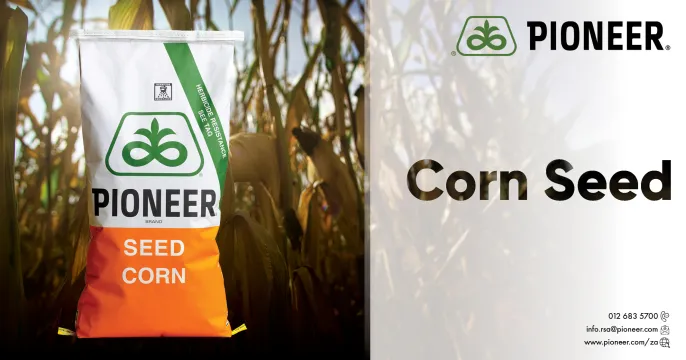 Pioneer Seed supplies maize, soybean, sunflower, and canola seed to commercial farmers in SA