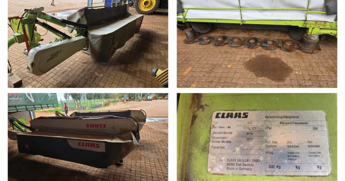 Used | 2 x Claas Disco 3550 mowers | Valtrac