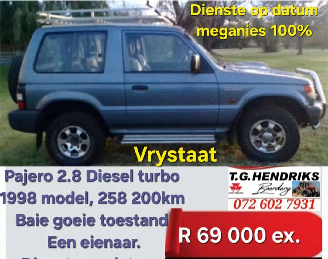 Pajero 2.8 Diesel Turbo 1998 Model | T.G Hendriks