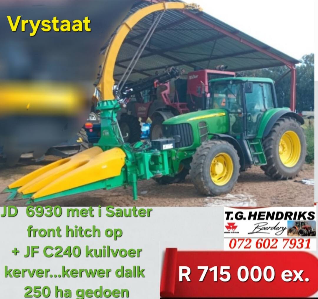 John Deere 6930 met I Sauter front hitch | T.G Hendriks