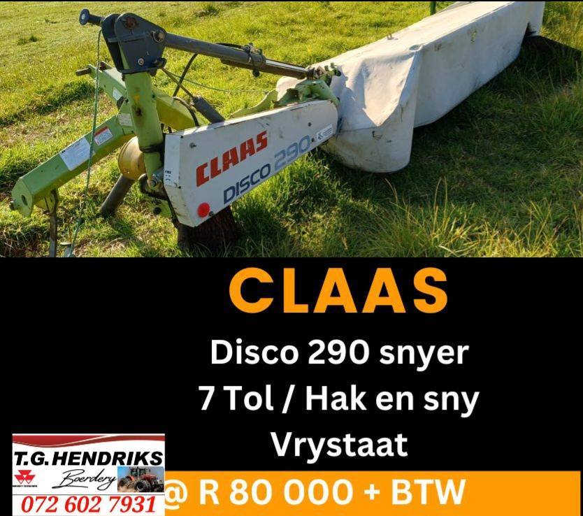 Claas Diso 290 snyer 7-Tol | T.G Hendriks