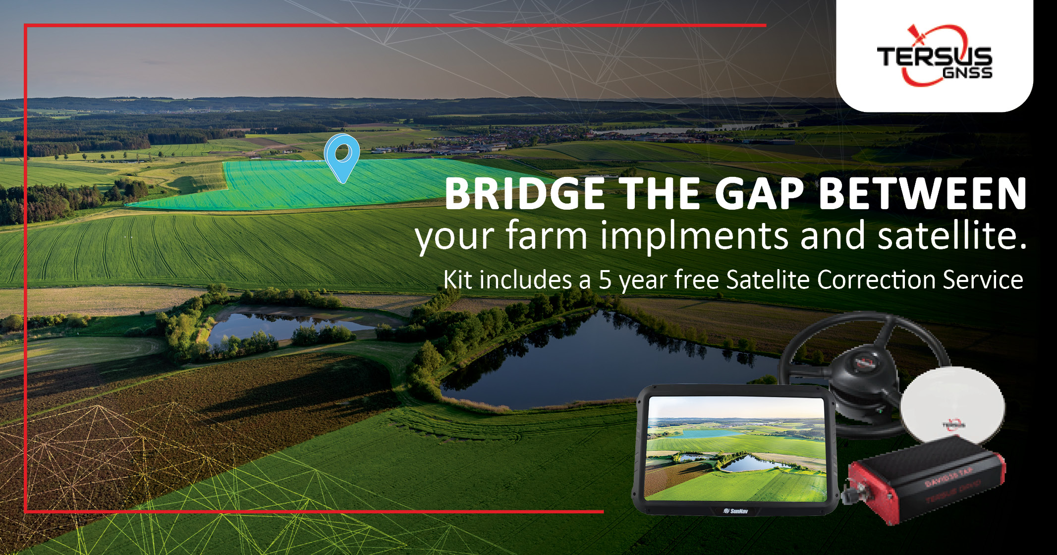 Bridge the gap between your farm implements and satilites | Tersus GNSS