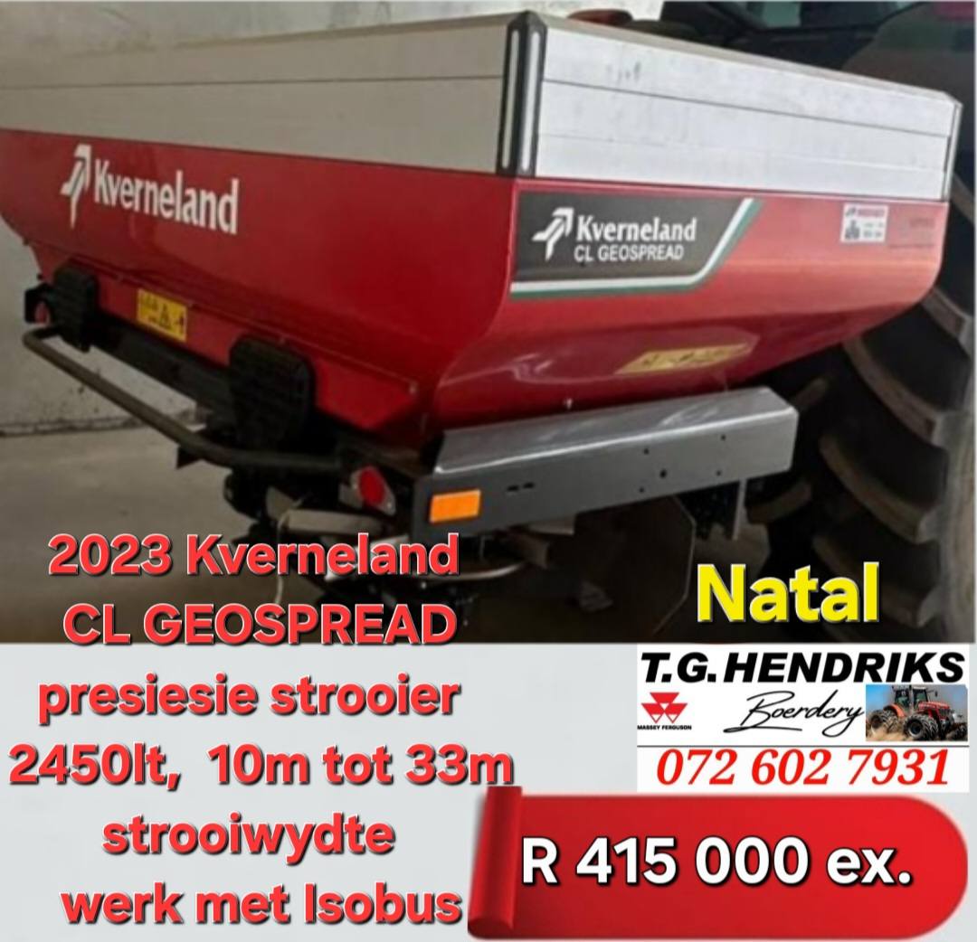 2023 Kverneland GL geospread presisie strooier | T.G Hendriks