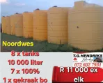 8 x Tanks | 10 000 liter | T.G Hendriks