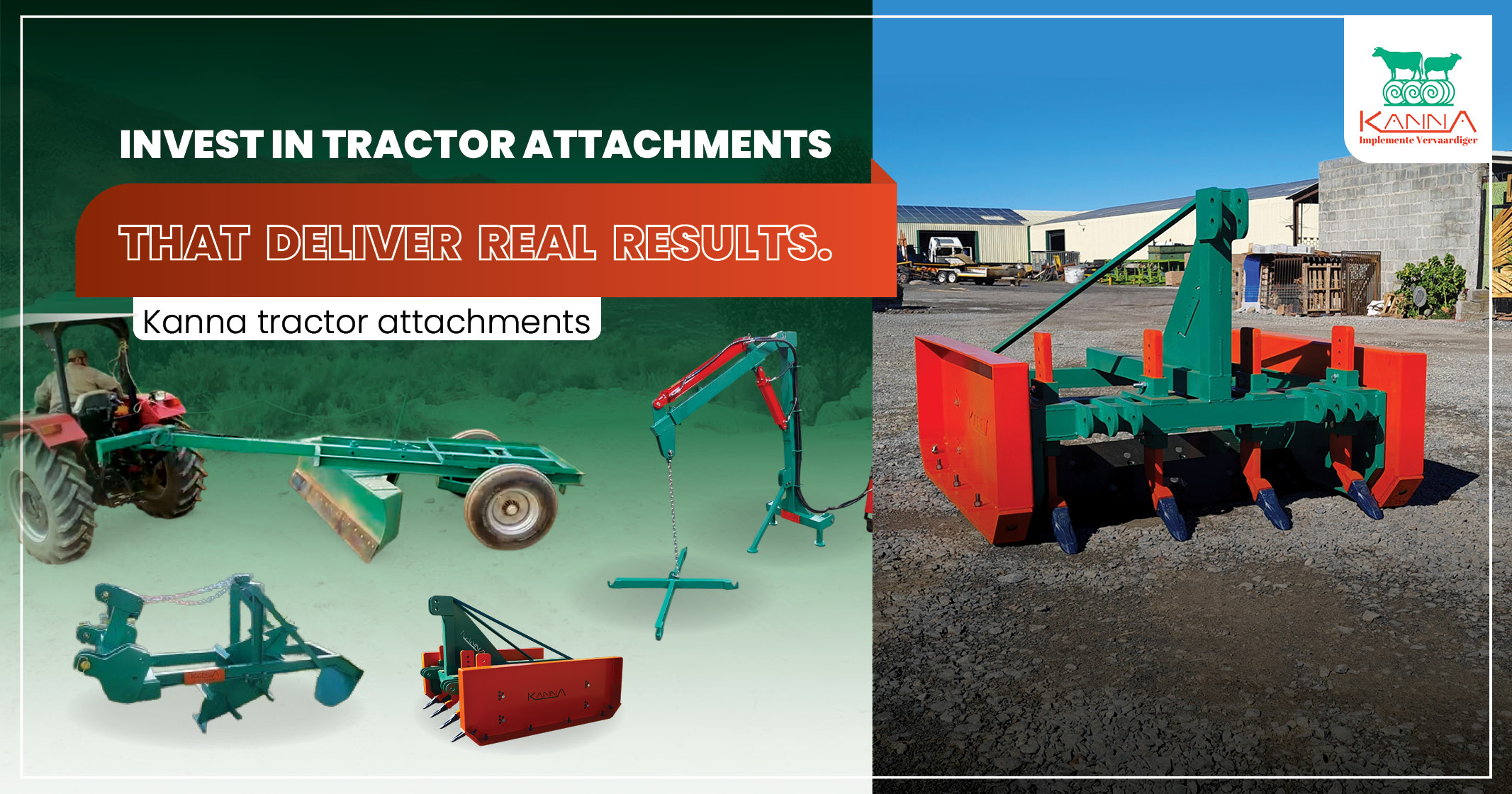 Invest in tractor attachments that deliver real results | Kanna Industries