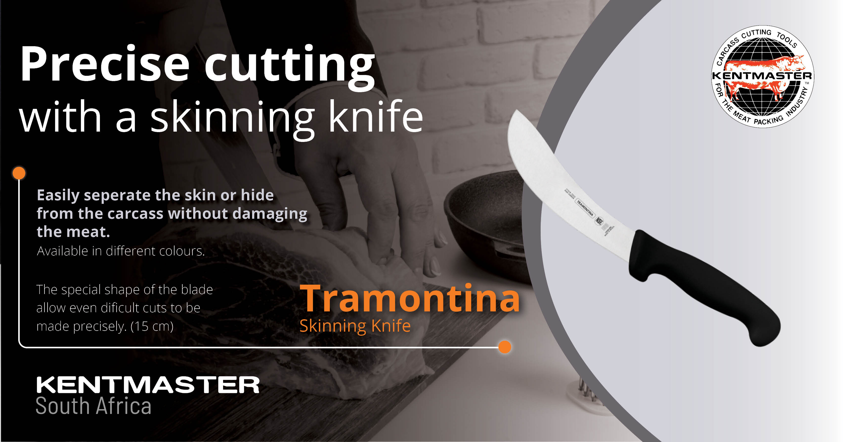 Tramontina skinning knife for precise cutting | Kentmaster