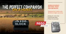 The perfect companion on a hunt! Trust our Aim Block