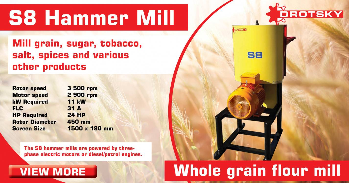 The S8 Hammer mill | Drotsky