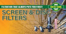 Screen & Disc Filters for Maximum Efficiency! | Roto Tanks
