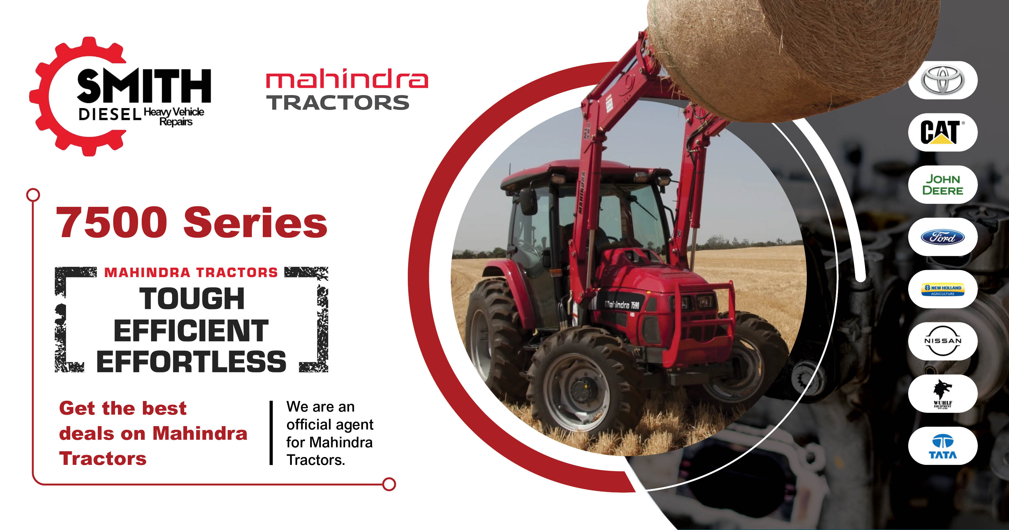 Get the best deals on Mahindra Tractors | 7500 Series | Smith Diesel