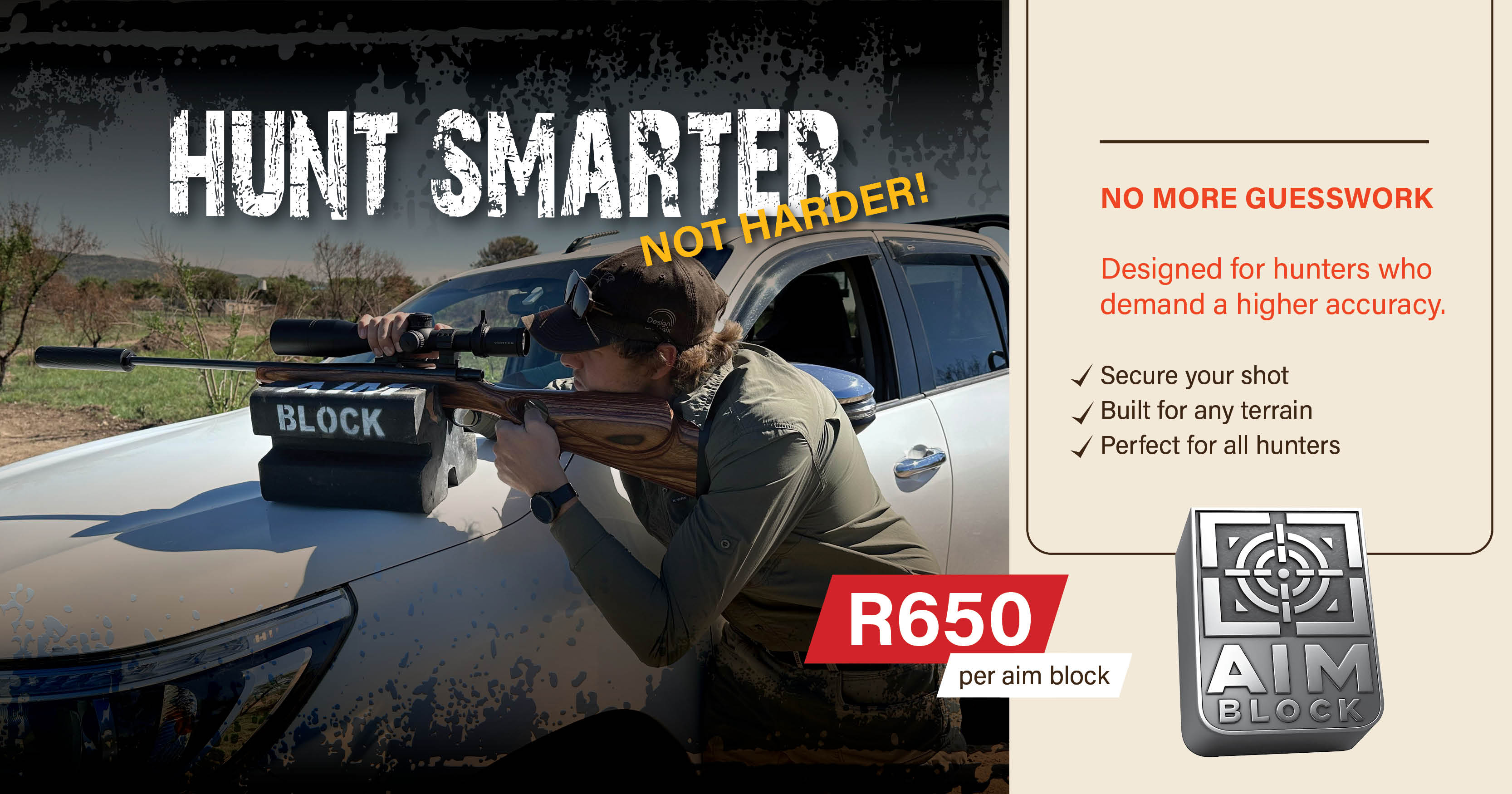 Hunt smarter not harder | Aim Block