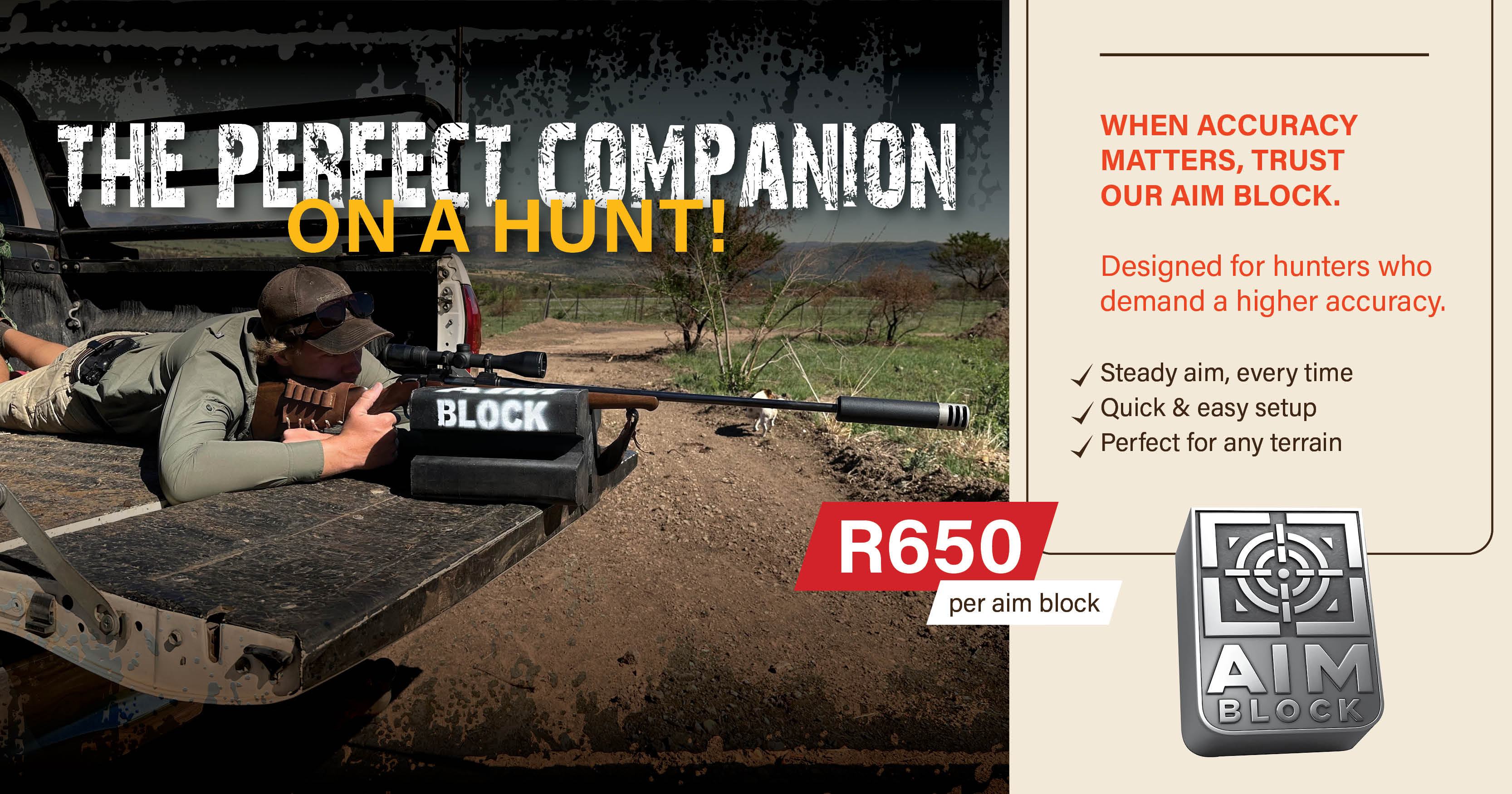 The perfect companion on a hunt! | Aim Block