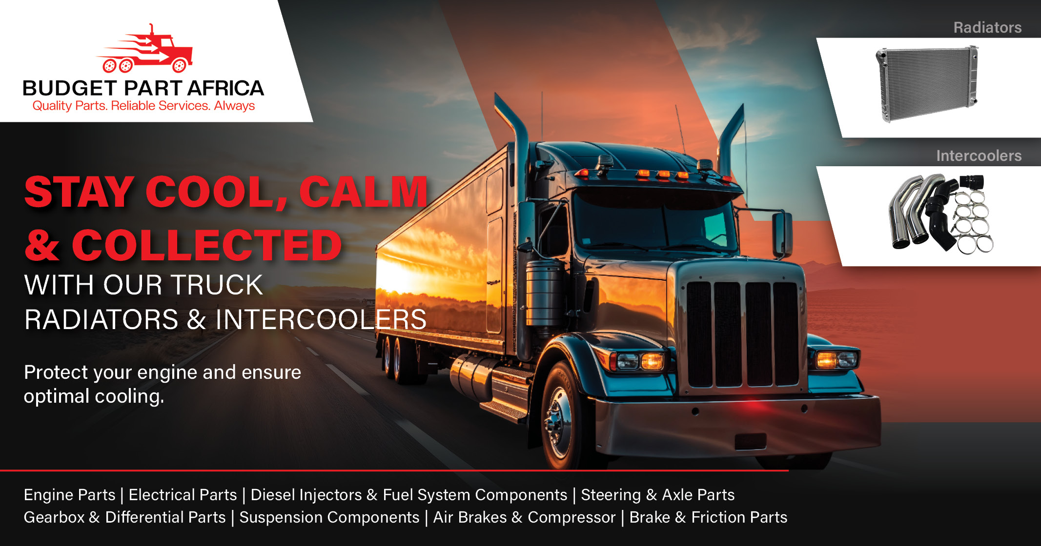 Truck radiators & intercoolers | Budget Part Africa