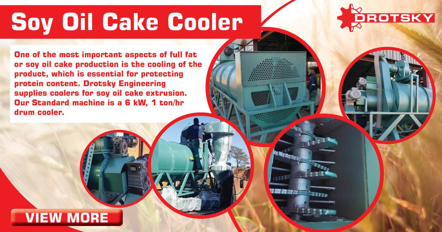 Soy oil cake cooler | Drotsky