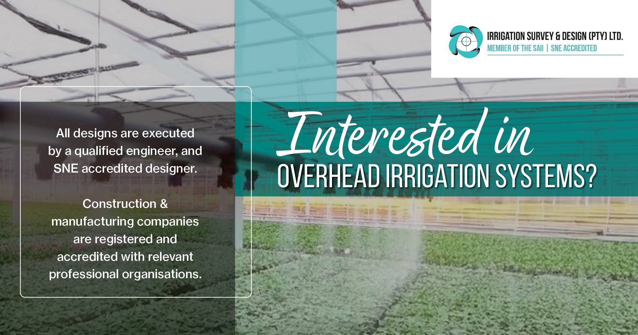 Interested in overhead irrigation systems? | Irrigation Survey & Design