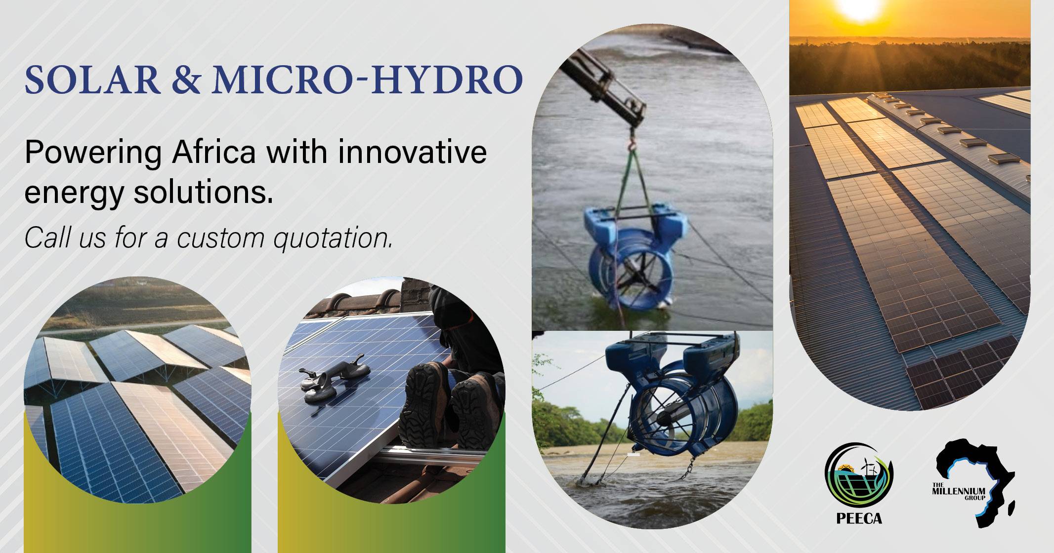 Solar & micro-hydro power | The Millennium Group