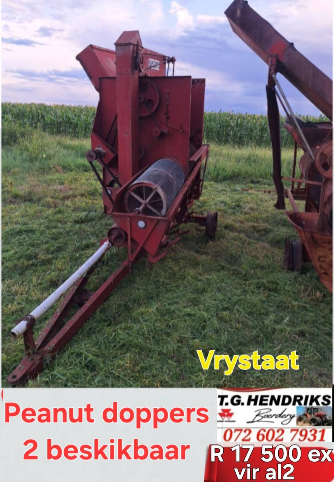 Peanut doppers 2 beskikbaar | T.G. Hendriks