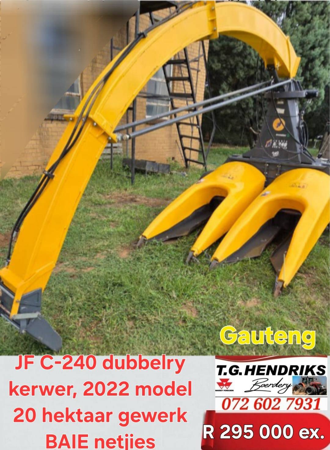 JF C-240 dubbelry kerwer | T.G. Hendriks