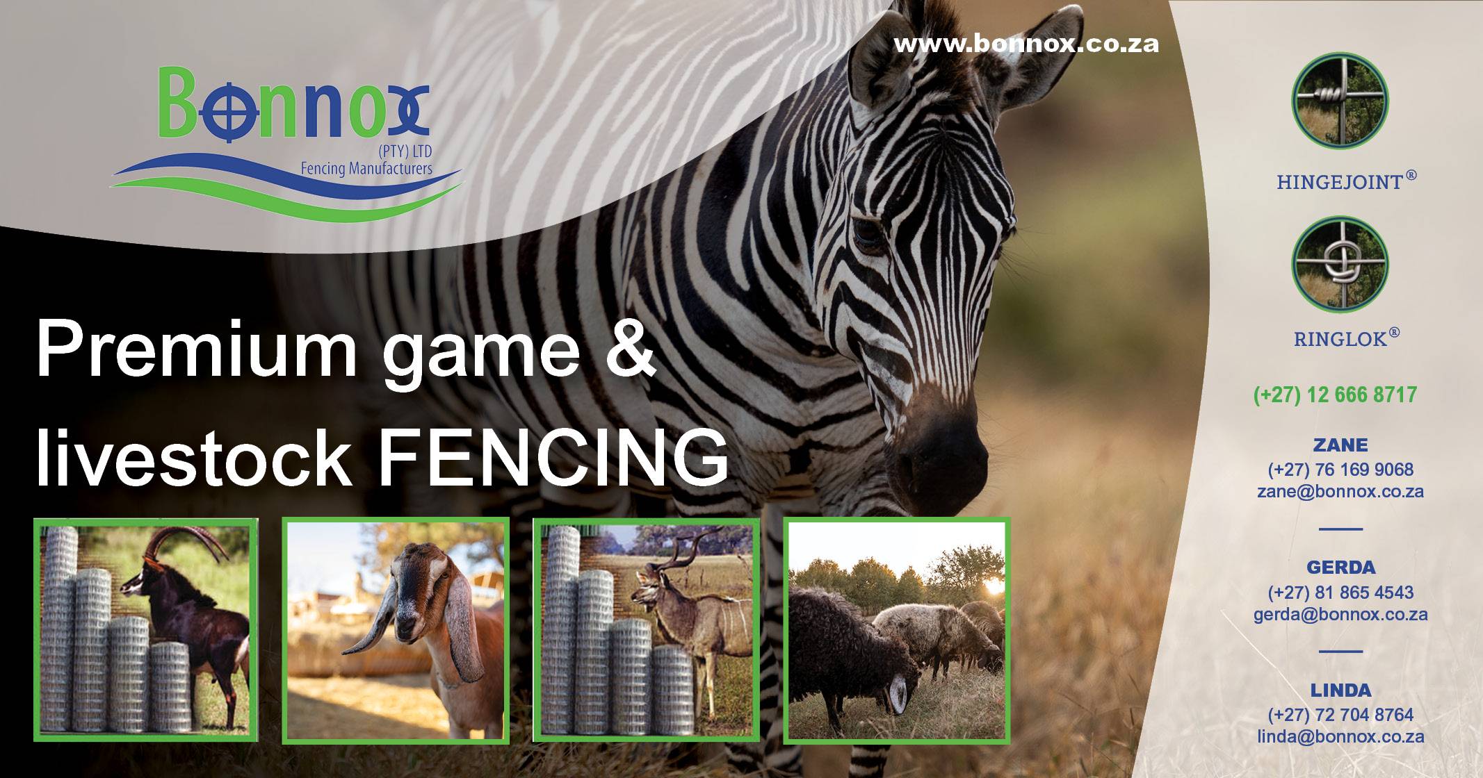 Premium game and livestock FENCING | Bonnox (PTY) LTD