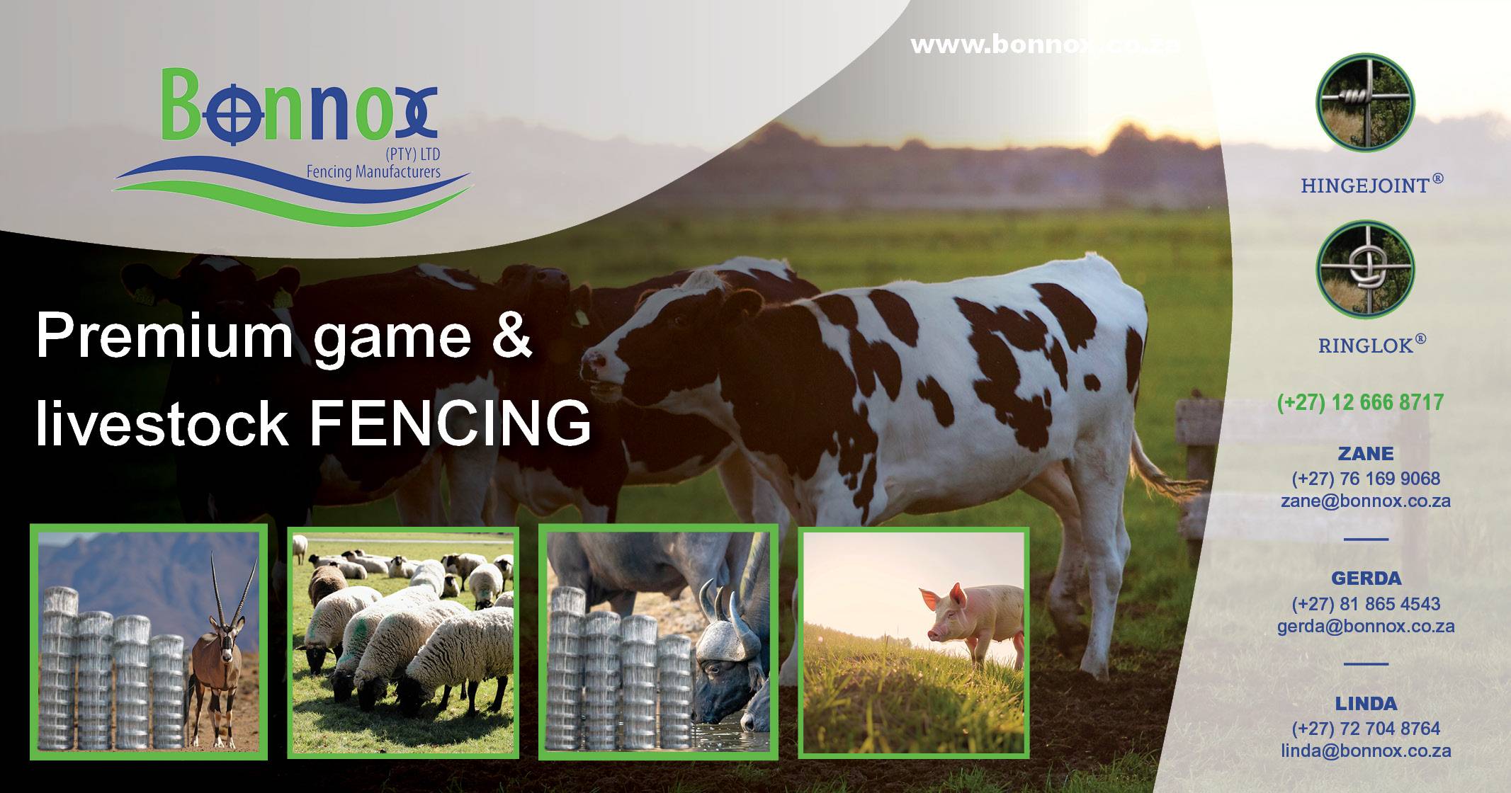 Premium game and livestock FENCING | Bonnox (PTY) LTD