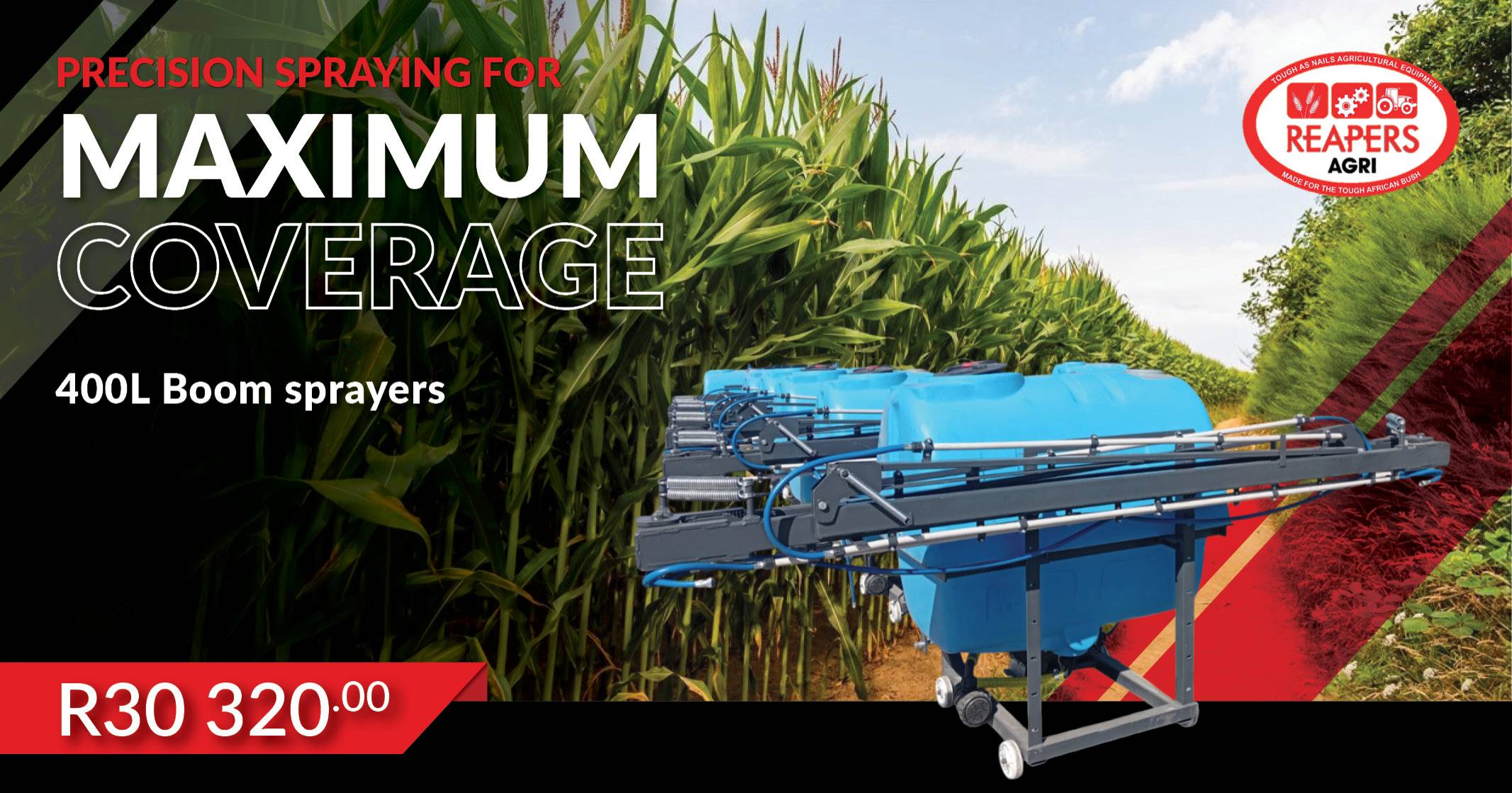 Precision spraying for maximum coverage | Boom sprayers | Reapers Agri