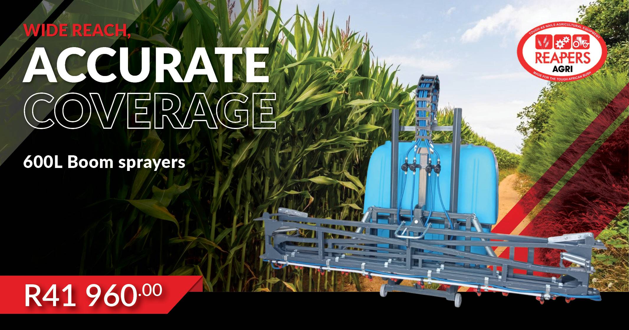 Wide reach, accurate coverage | Boom sprayers | Reapers Agri