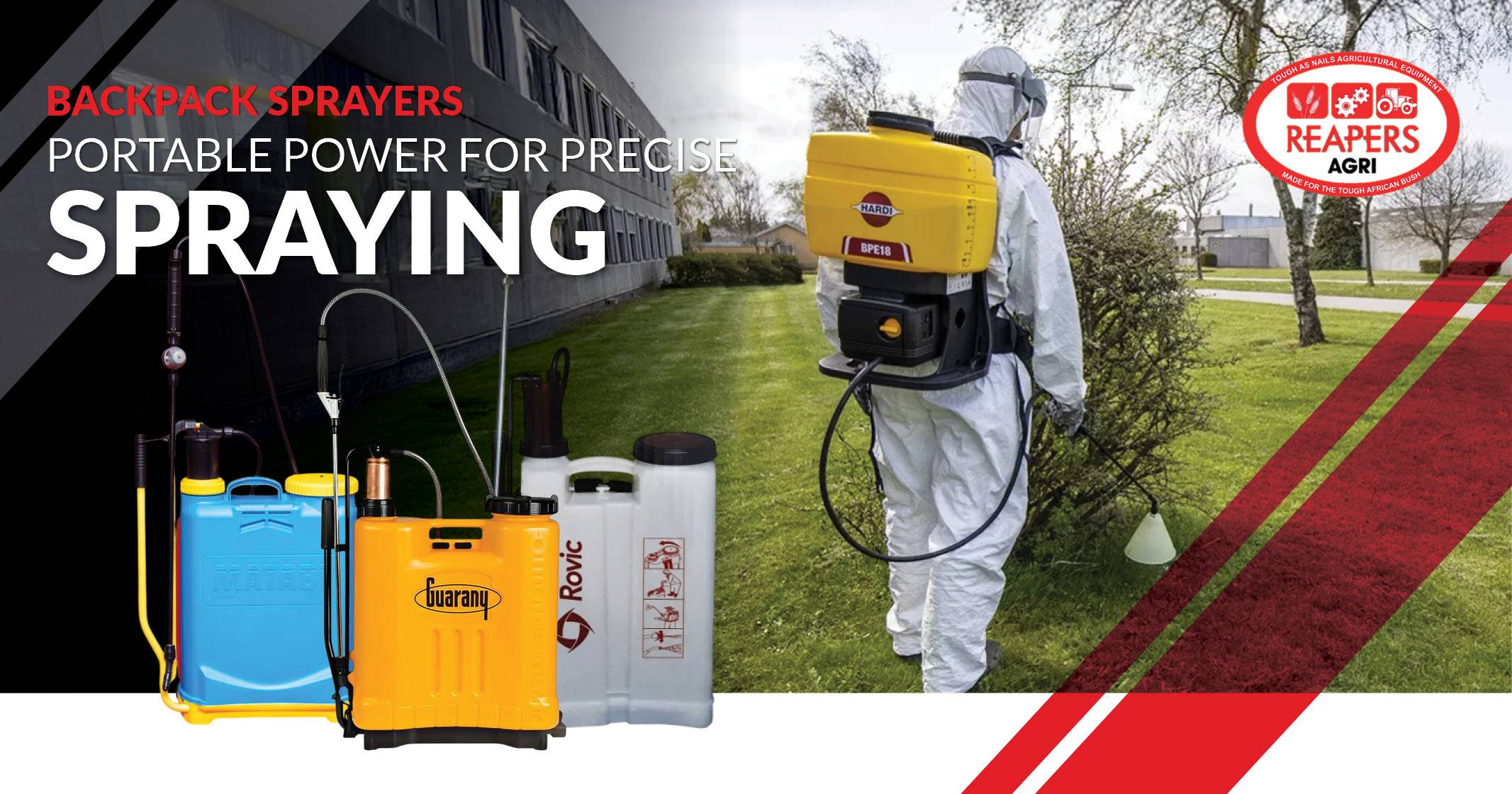 Portable power for precise spraying | Backpack sprayers | Reapers Agri