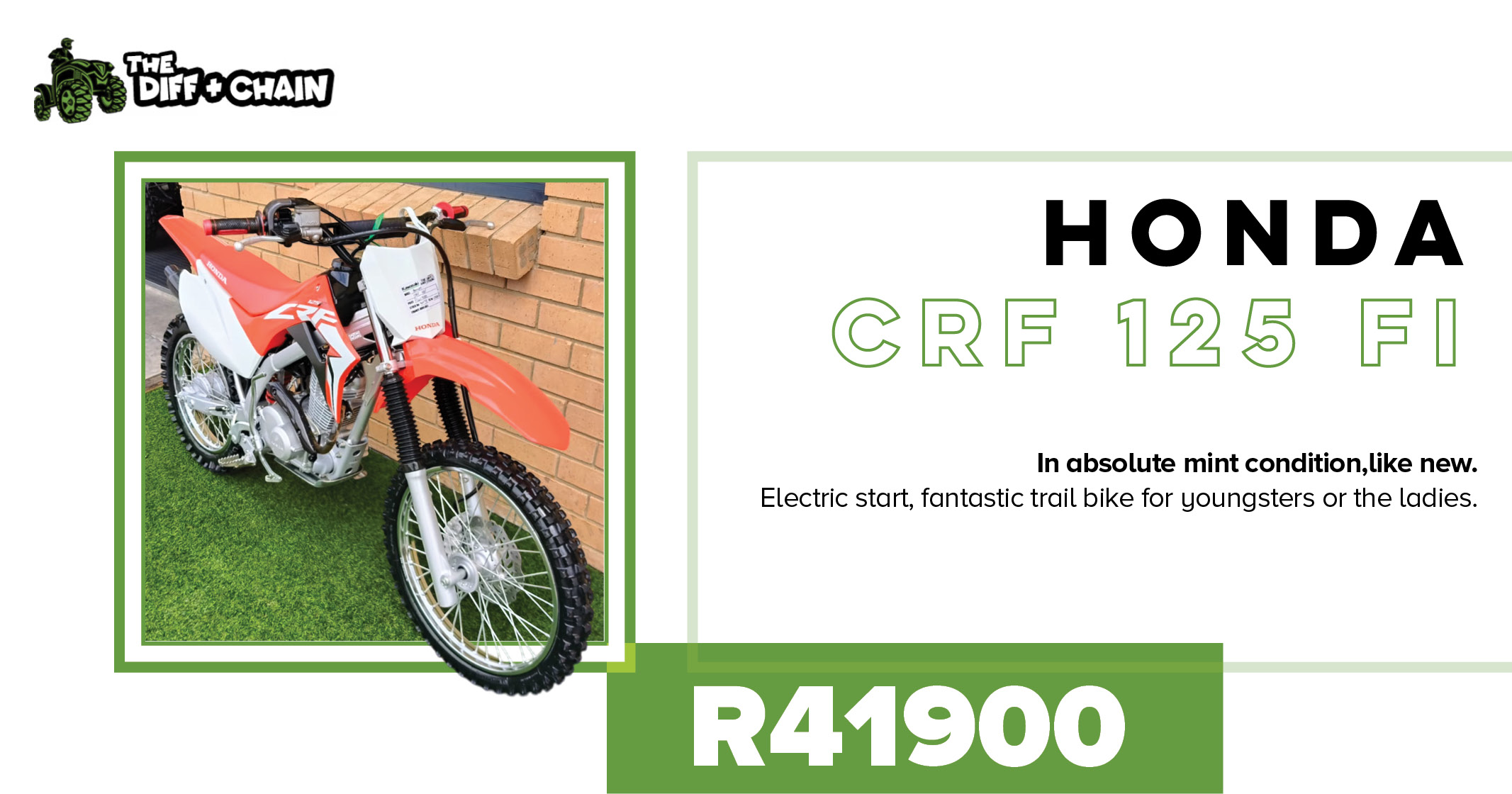 Honda CRF 125 fi | The Diff & Chain leisure