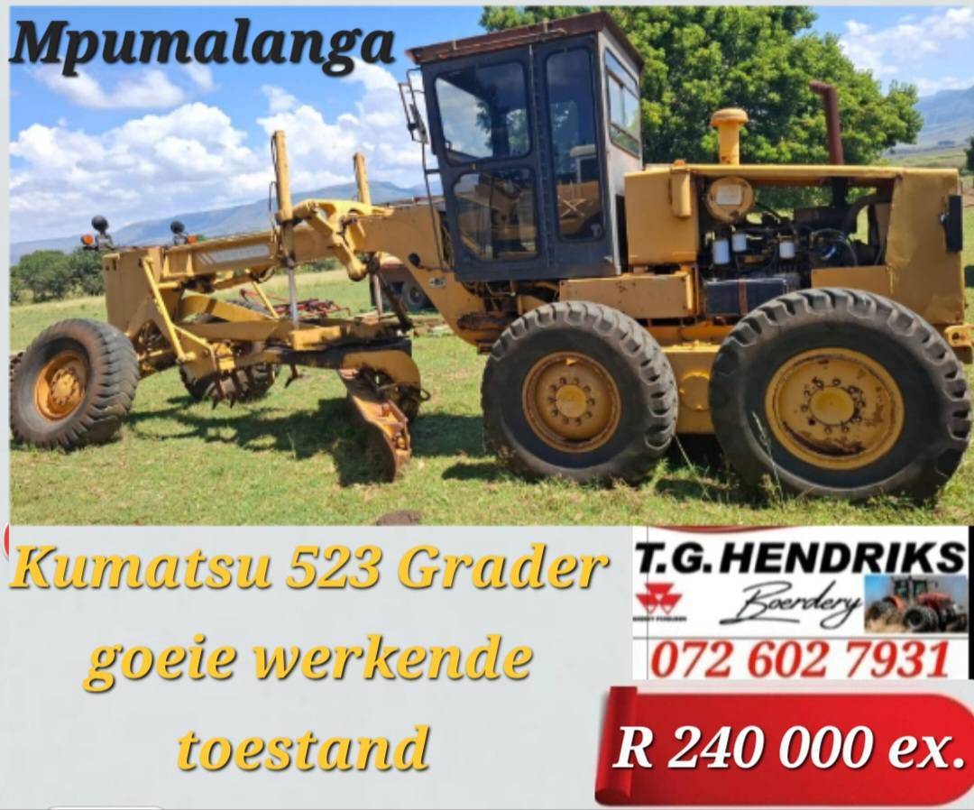 Kumatsu 523 grader goeie werkende toestand | T.G. Hendriks