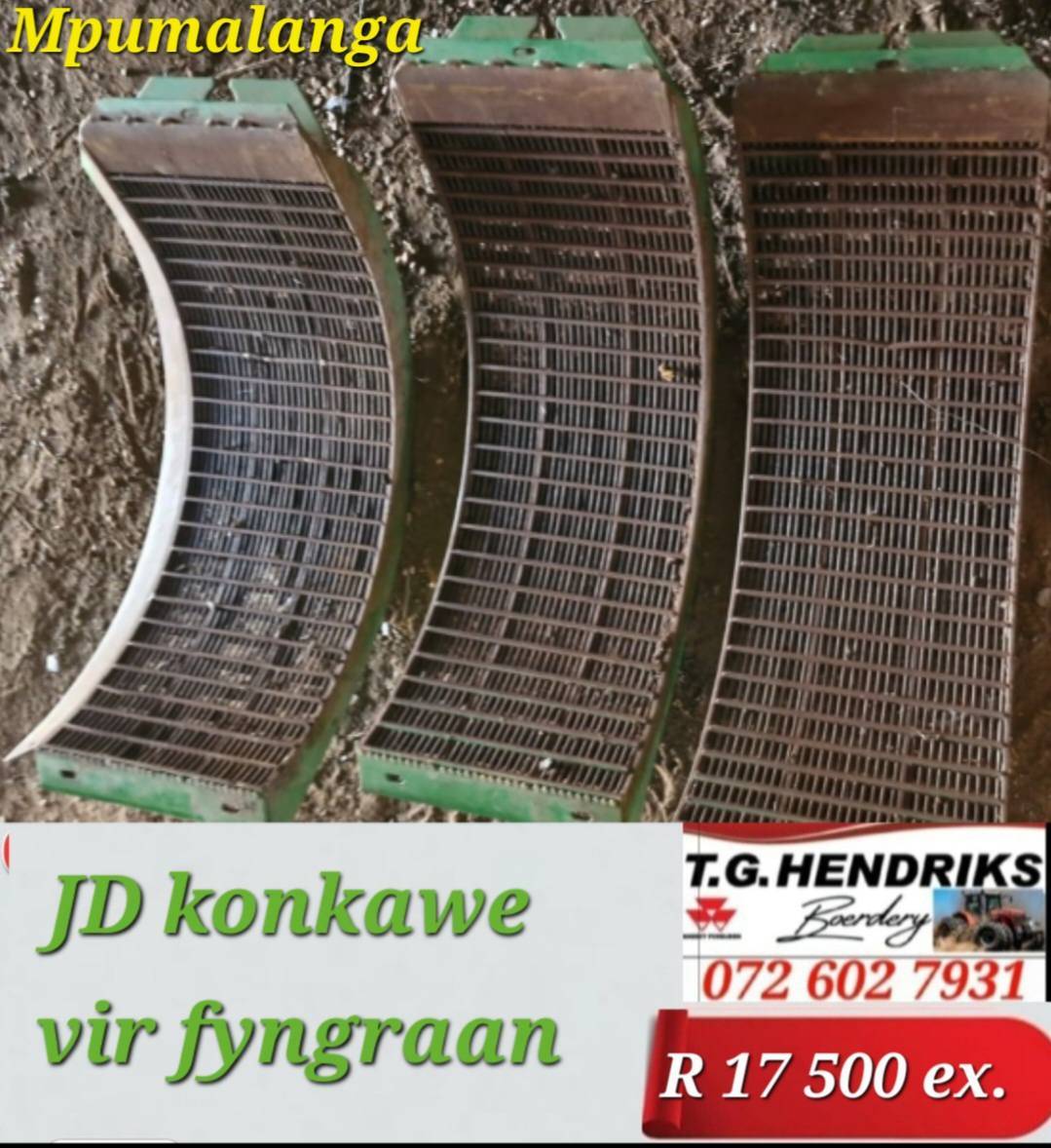 John deere konkawe vir fyngraan | T.G. Hendriks