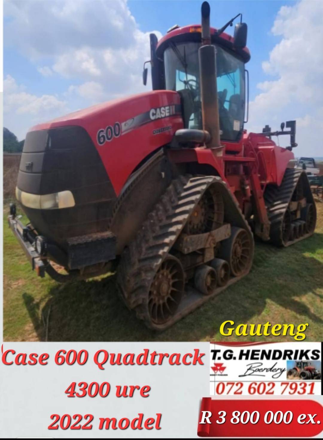 Case 600 quadtrack 4300 ure / 2022 Model | T.G. Hendriks