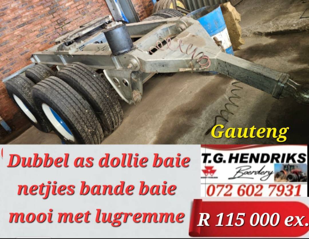 Dubbel as dollie baie netjies bande baie mooi met lugremme | T.G. Hendriks