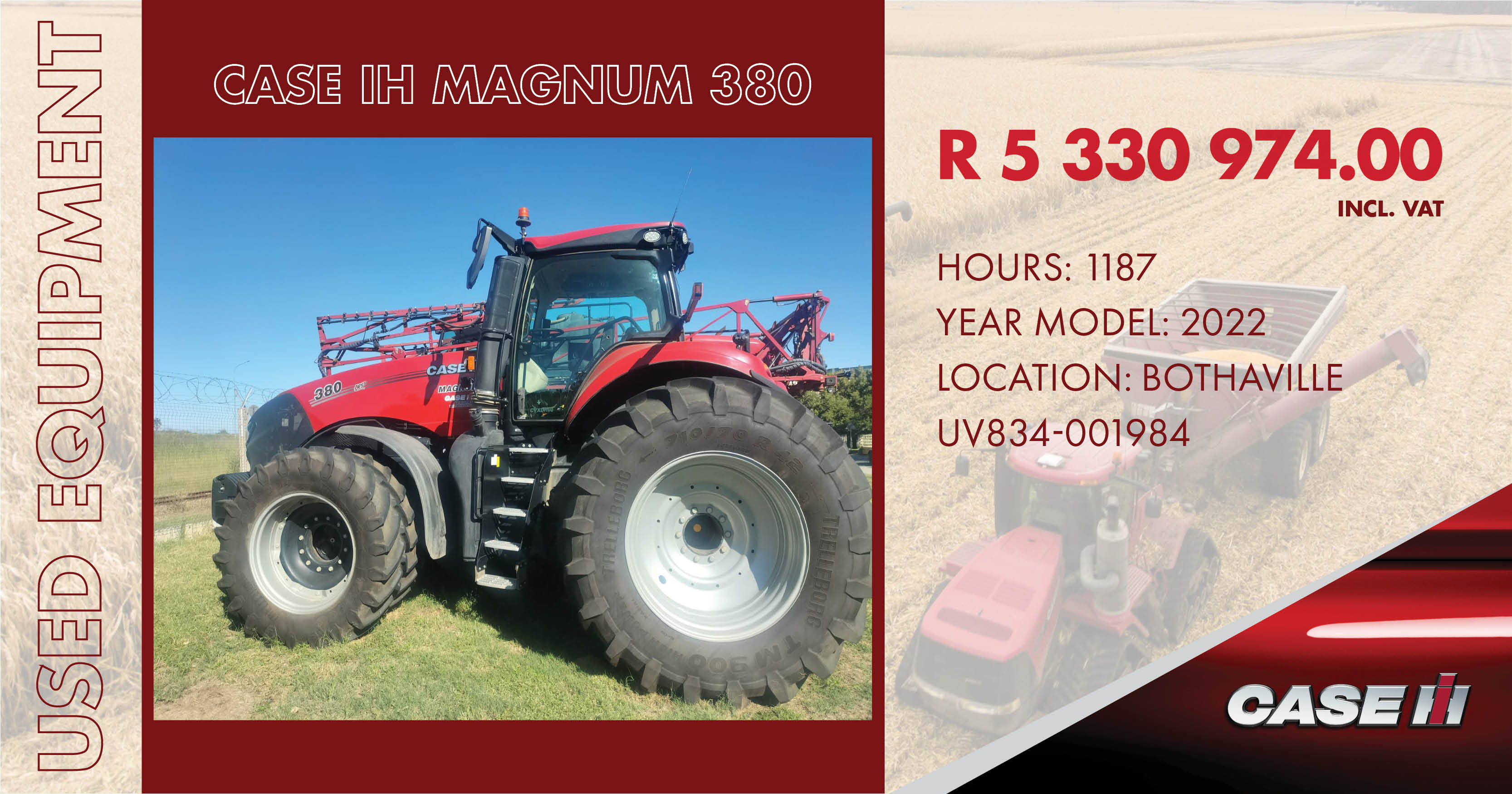 2022 CASE IH MAGNUM 380 | CASE IH / Used Equipment