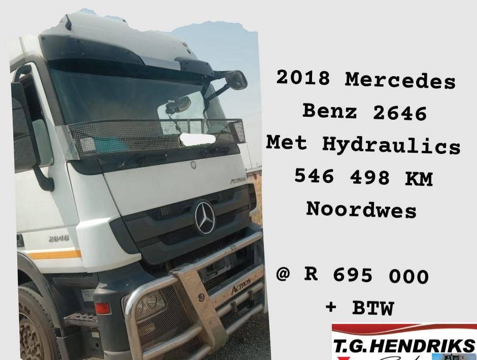 2018 Mercedes benz 2646 met hydraulics | T.G. Hendriks