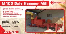 The M100 Bale hammer mill | Drotsky
