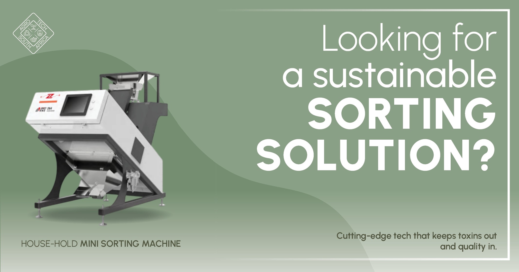 Searching for a sustainable sorting solution? | Mini sorting machines | AgroTech South Africa