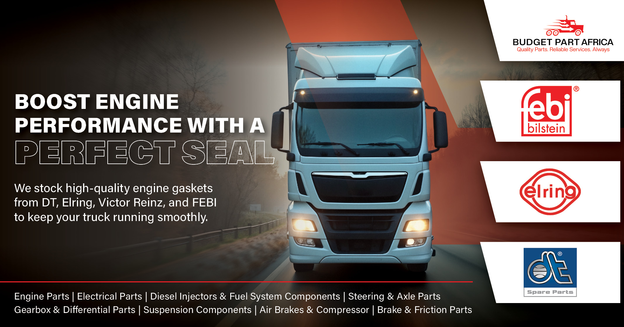 At Budget Part Africa, we believe in quality parts & reliable services | Budget Part Africa