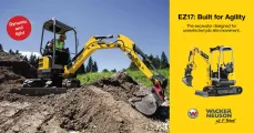 Tracked Conventional Excavator EZ17: Dynamic and light | Wacker Neuson