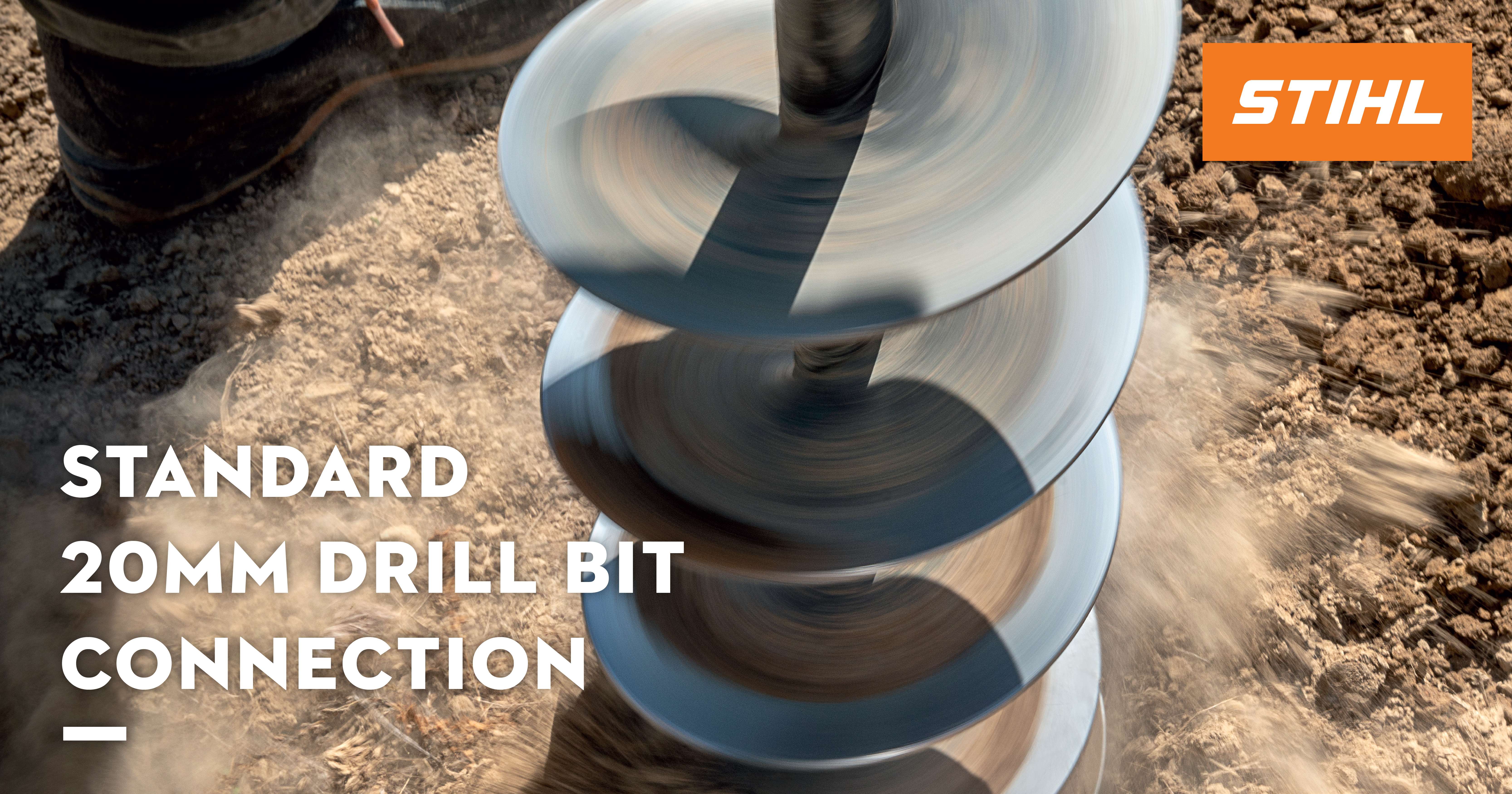 The BT 230 Earth Auger | Standard 20mm drill bit connection | STIHL