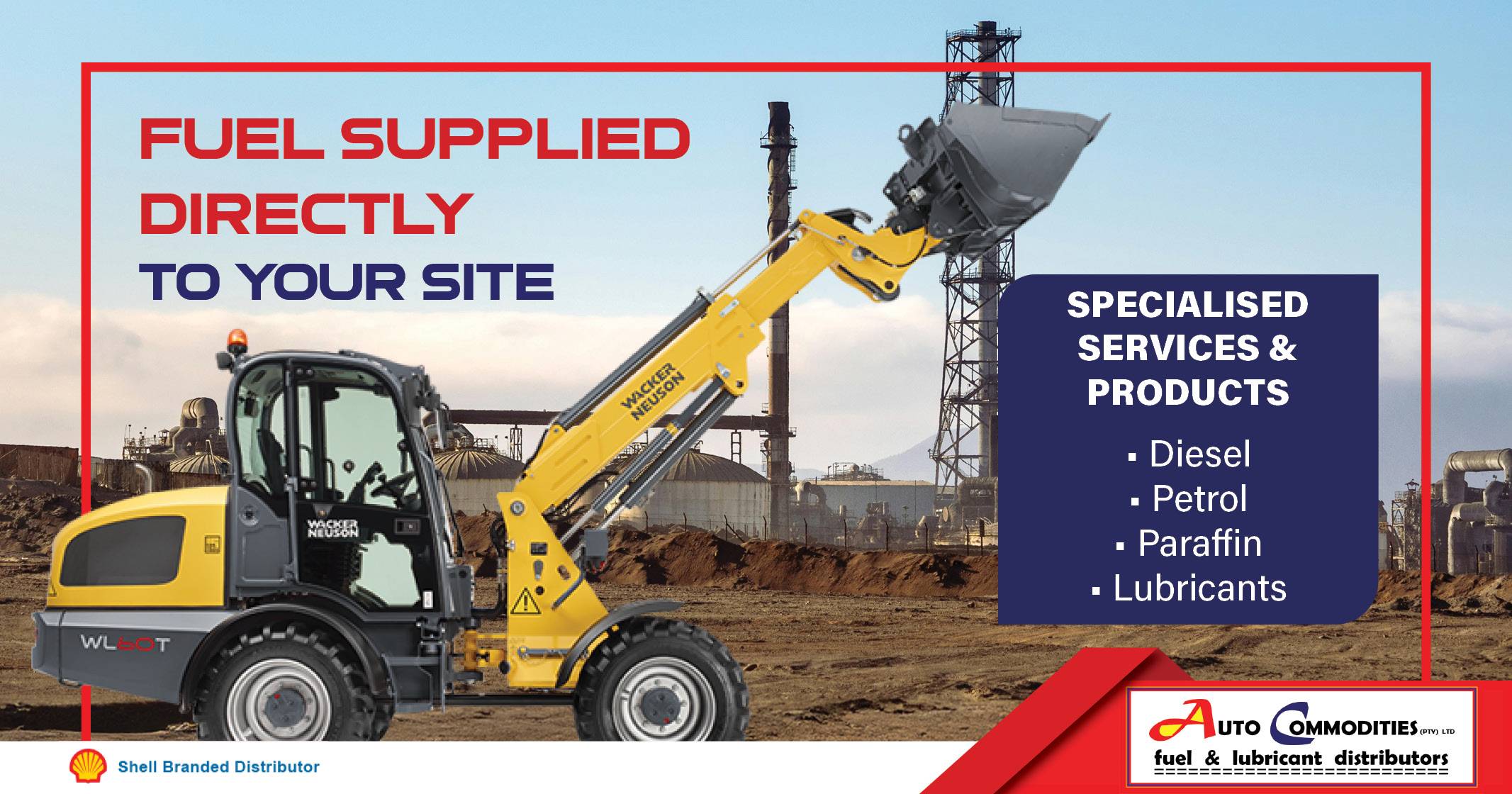 Fuel supplied directly to your site | Auto Commodities Pty Ltd