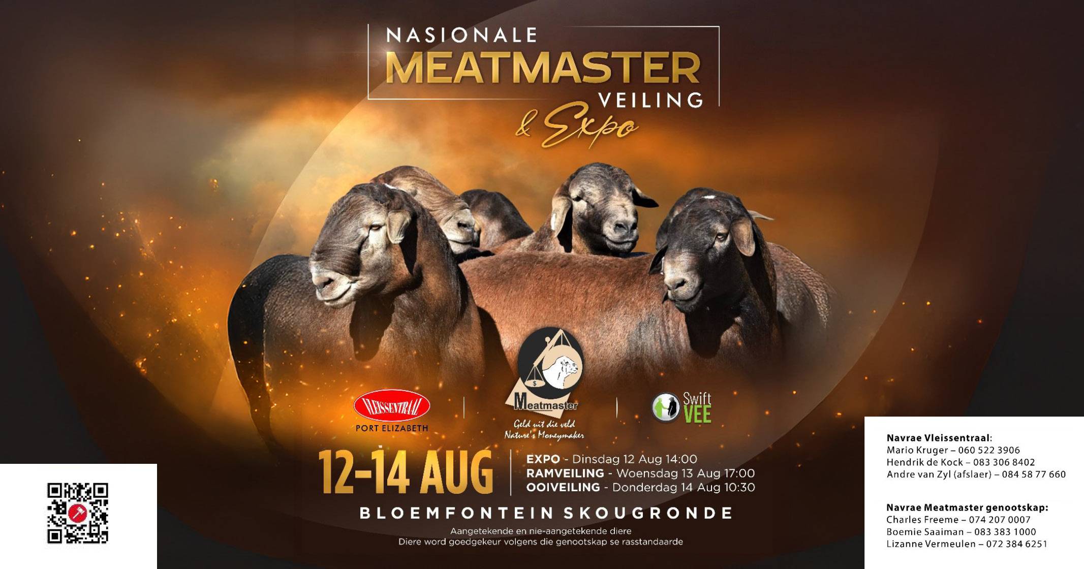 Nasionale Meatmaster veiling & expo | 12-14 Augustus 2025 | Bloemfontein Skougronde