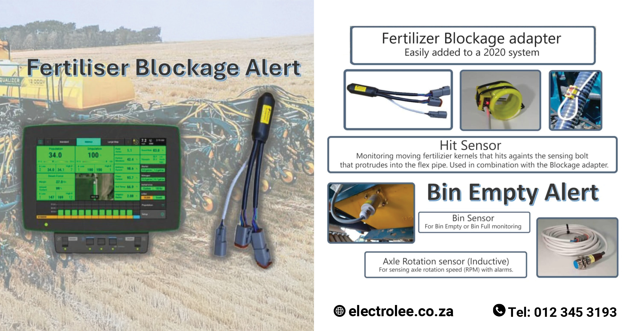 Fertiliser blockage adapter | Electrolee