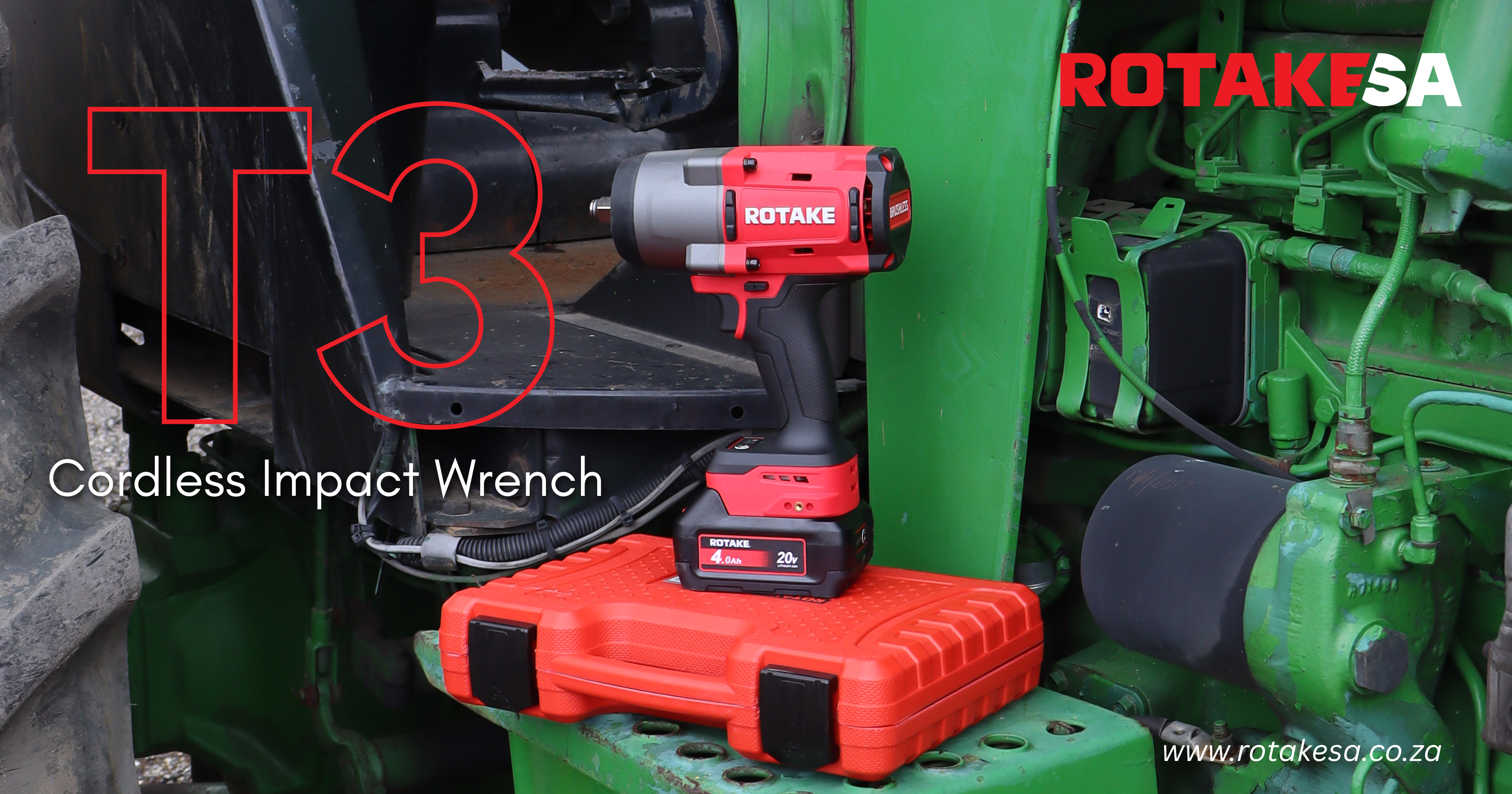 T3 | 1/2″ Cordless Impact Wrench | RotakeSA