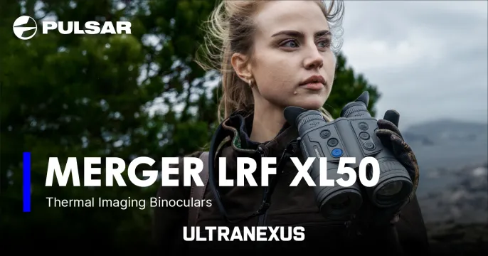Pulsar | Merger LRF XL50 | Thermal imaging binoculars | Ultranexus