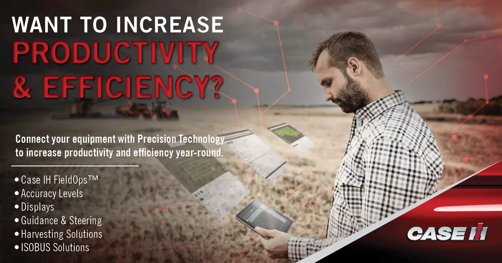 CASE IH Precision Technology – Increase Productivity & Efficiency | Case IH