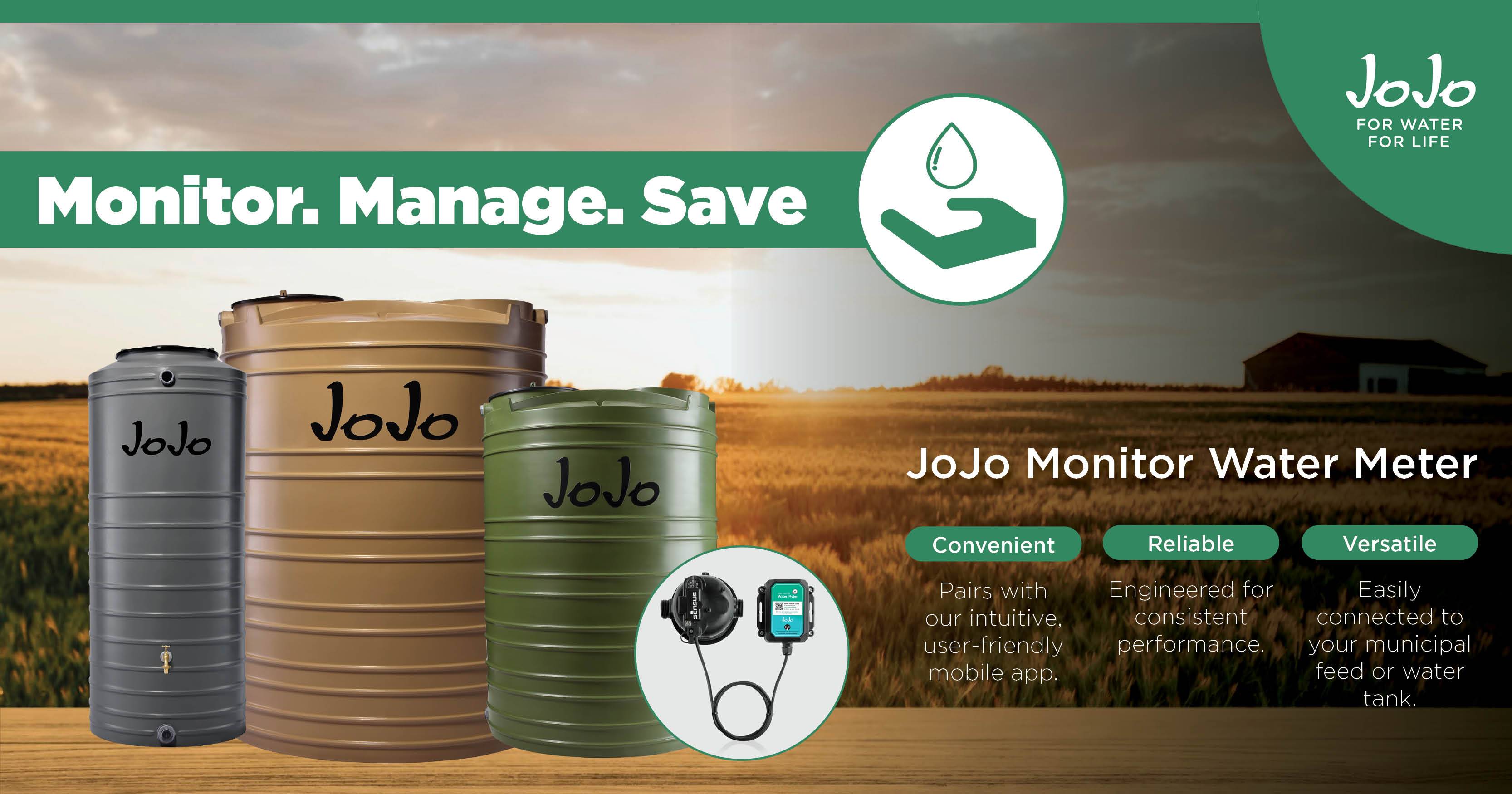 JoJo monitor water meter | Remote water management | JoJo