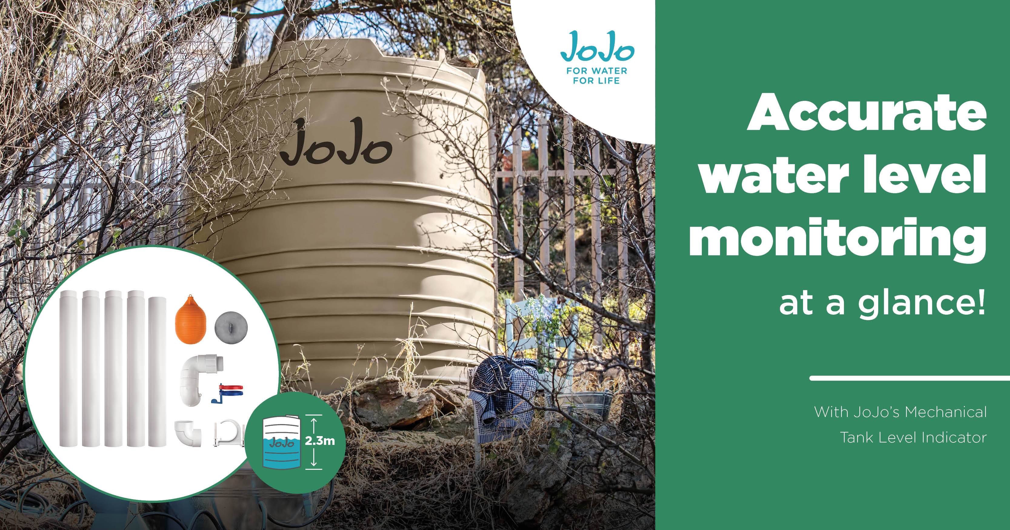 Mechanical tank level indicator | Accurate water level monitoring at a glance | JoJo