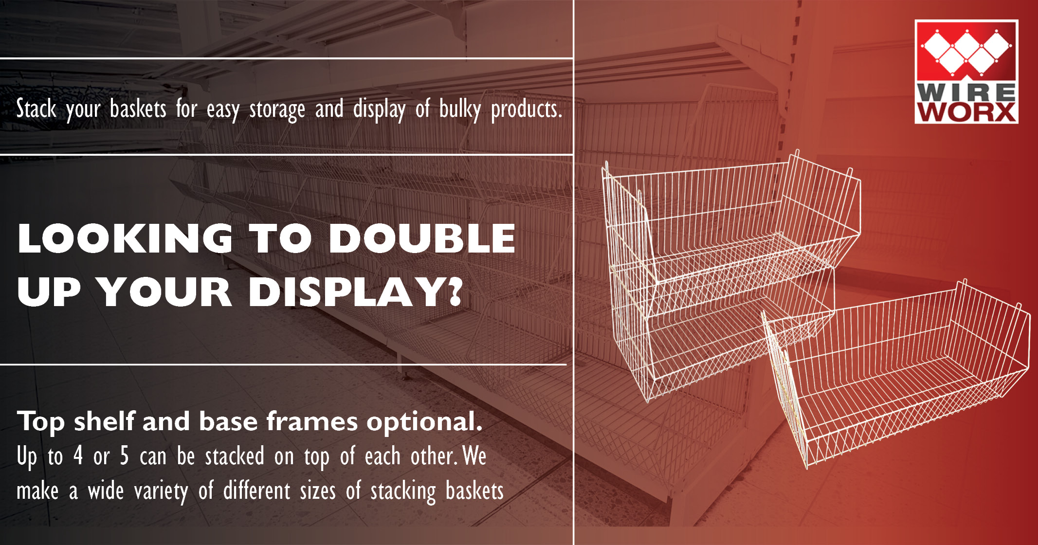 Wireworx Stacking Baskets | Wireworx