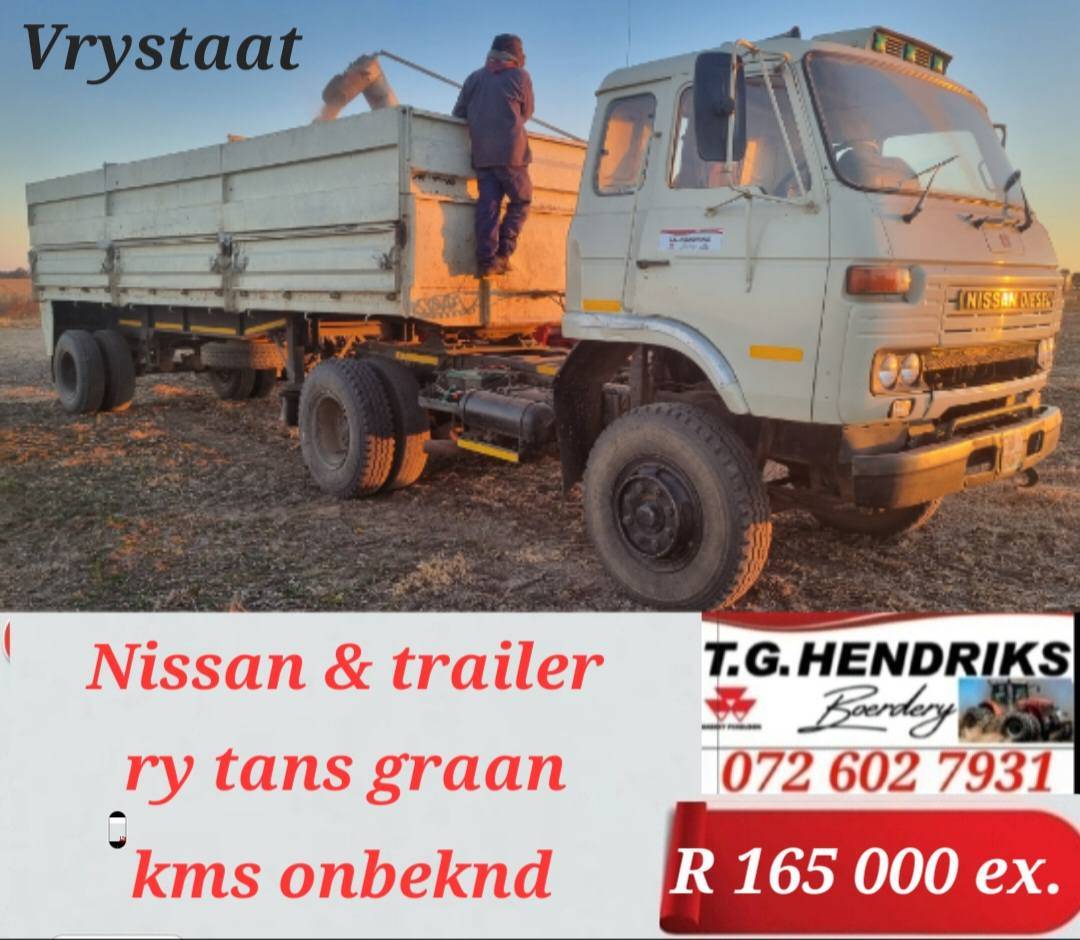 Nissan & Trailer ry tans graan kms onbeknd | T.G. Hendriks