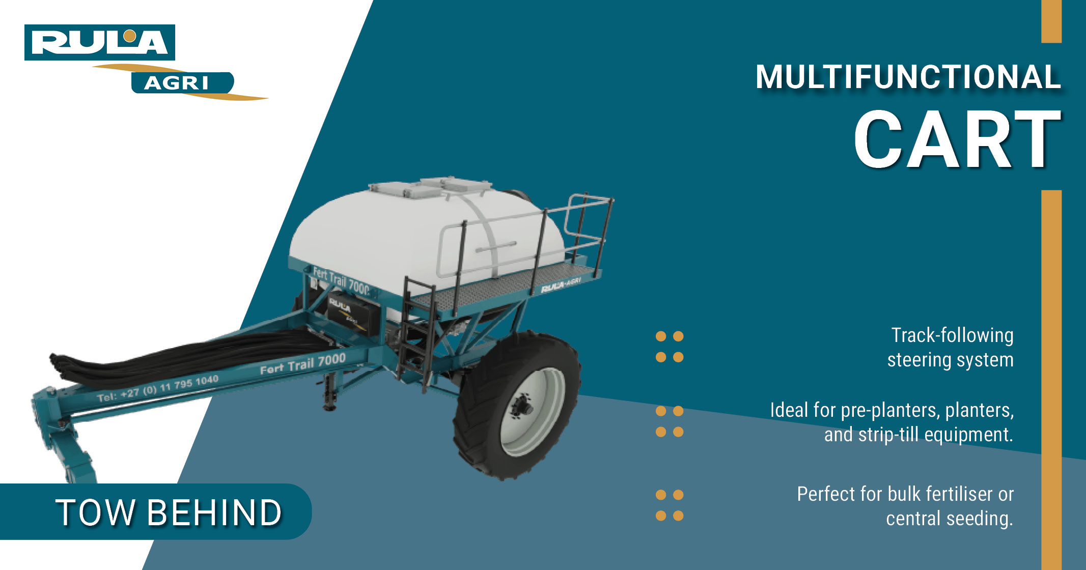 Multifunctional cart | Tow Behind | Rula Agri